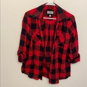 Boyfriend plaid flannel
